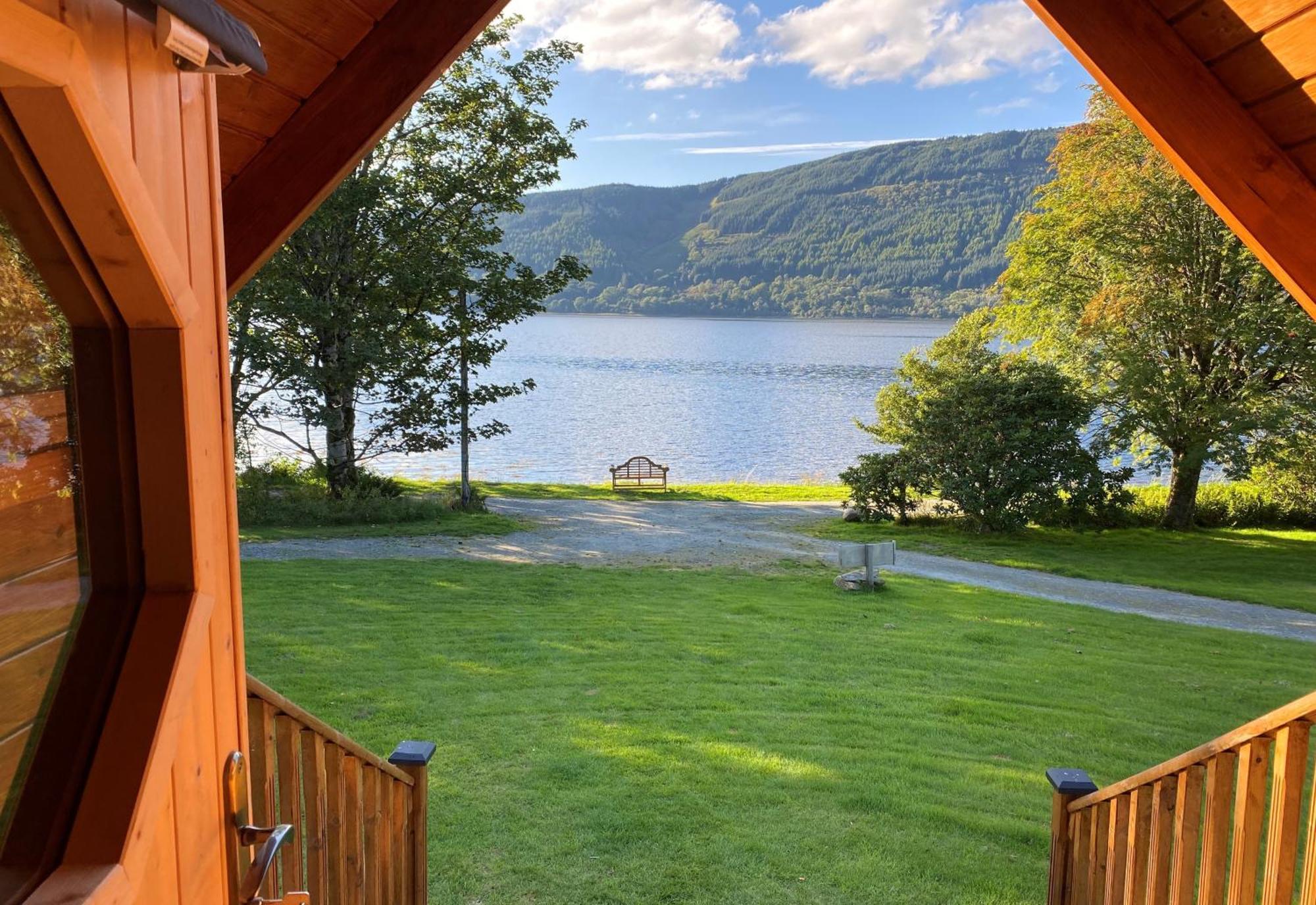 Seal Point Cabin - Luxury Glamping Cairndow Exterior photo